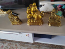 明恩黃銅十二生肖擺件全套12屬相銅鼠牛雞蛇馬虎兔龍羊猴豬狗 中號羊【祥和】 曬單實(shí)拍圖