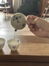 陶羽青花火石紅手繪銀杏側把壺家用陶瓷泡茶壺一人飲泡茶器功夫茶具 青花火石紅【手繪銀杏】側把壺 曬單實(shí)拍圖