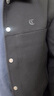 卡賓（CABBEEN）【重工刺繡】卡賓行政夾克男裝2025秋季新款休閑通勤翻領(lǐng)襯衣外套 煤黑色01 XL /180/52 曬單實(shí)拍圖