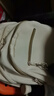 安踏（ANTA）麻薯包 男女夏季潮流雙肩包電腦包學(xué)生書包校園經(jīng)典復(fù)古帆布包 淺米白【24L】 均碼（約24L） 曬單實拍圖
