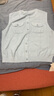 美洋（MEIYANG）夏日小乖開(kāi)衫 天絲羊毛baby藍 圓領(lǐng)無(wú)袖/短袖 淺藍色（無(wú)袖版） L 曬單實(shí)拍圖