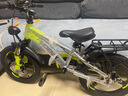 鳳凰（Phoenix）兒童自行車(chē)鳳凰自行車(chē)3-6歲兒童單車(chē)小孩自行車(chē)6-10歲兒童自行車(chē) 16寸頂配綠丨一體輪+側支撐+禮包 曬單實(shí)拍圖