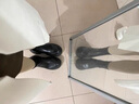 ZUOSAISI品牌馬丁靴女厚底磨砂真皮短靴女2025秋冬新品女靴百搭靴子女 黑色單里 34 曬單實(shí)拍圖