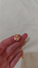 中國黃金（CHINA GOLD）黃金項鏈女士足金四葉草吊墜純金鎖骨鏈掛墜七夕情人節禮物送女友 【京速達】約0.5g*配銀鏈*甄選禮盒 曬單實(shí)拍圖