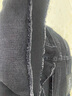 Lee25新品經(jīng)典五袋款設(shè)計(jì)毛邊黑灰色水洗女牛仔短褲潮流A08079 黑灰色 25 曬單實(shí)拍圖