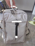 探索星空光影宙斯雙肩包男背包騎行旅行包機能電腦包書(shū)包藍球大包 白灰色干濕分離 水杯保溫袋 鞋袋 曬單實(shí)拍圖