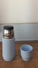 特百惠（Tupperware）真空保溫杯370ML 男女學(xué)生便攜水杯子七夕情人節(jié)禮物 冰水藍(lán) 曬單實(shí)拍圖