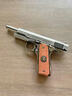 aqk1911成人玩具槍鋁合金bb全金屬手槍黃河牌發(fā)射器打氣球的搶彈 8.0AQK(鎢鋼色）雙彈夾 曬單實拍圖