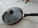 蘇泊爾SUPOR 平底鍋 炫彩不粘煎鍋牛排鍋28cm燃?xì)庠蠲骰饘Ｓ肊J28M4 曬單實(shí)拍圖