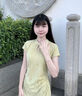 中國黃金（CHINA GOLD）碎銀平安扣手鏈女款白玉髓手飾和田玉情人節生日禮物送女朋友老婆 白玉髓碎銀子手鏈*刻字/代寫(xiě)賀卡 曬單實(shí)拍圖
