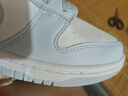 耐克（NIKE）官方女子甜美蕾絲板鞋夏季新款運動(dòng)鞋 DUNK LOW IB7311 100白/紫藍 42 曬單實(shí)拍圖