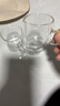 憶壺茶 玻璃小茶杯功夫茶具套裝家用待客泡茶杯子帶把辦公室喝茶杯4只裝 曬單實(shí)拍圖