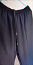 棉麻太極褲燈籠褲女太極拳練功服夏季山人太極服春秋男武術(shù)運動(dòng)褲 黑色 L 曬單實(shí)拍圖