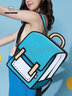 JumpFromPaper二次元2d漫畫宇宙包書包女雙肩包背包送女友生日禮物JFP 空氣藍 曬單實拍圖