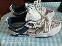 YaoJingLieRen男鞋秋季透氣百搭休閑小眾板鞋青少年運動(dòng)厚底增高帆布潮鞋子男 米藍色 39 (245mm) 曬單實(shí)拍圖
