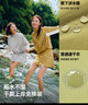 蕉下（beneunder）防曬衣女涉水服防潑水戶外運(yùn)動水上短WR391漫暮黑-淺咖灰L 曬單實(shí)拍圖