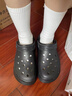 CORCS CROCS 泡芙洞洞鞋女鞋卡駱戶外坡跟厚底沙灘鞋馳休閑鞋涼鞋拖鞋洞洞鞋 骨白色泡芙 含智多星 36 /37=M4 曬單實拍圖