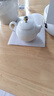 希式 羊脂玉小茶壺德化白瓷泡茶壺手工高檔家用功夫茶具唐月窯陶瓷馬蹄壺辦公室會(huì )客 馬蹄壺（羊脂玉175ml） 曬單實(shí)拍圖