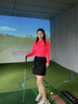 EUROPEAN TOUR歐巡賽高爾夫服裝女裝短裙25秋冬彈力保暖修身顯瘦A版運動(dòng)女裙 黑色 XS 曬單實(shí)拍圖
