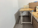 舒客藝家 電腦桌臺式小戶型小桌子家用學(xué)習(xí)桌寫字辦公書桌電競長條桌子 木紋白架單桌120*60*74 加固電腦桌 曬單實(shí)拍圖