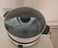 美的（Midea）電火鍋電煮鍋分體式可拆洗家用多功能鍋4.5L大容量火鍋專用鍋不粘鍋MC-HGE3026 曬單實(shí)拍圖