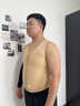 醫貝姿男士強力收腹塑身衣抽脂術(shù)后乳胸部腰腹環(huán)吸束身塑形背心 抑菌 膚色 【強壓束胸】加長(cháng)款 M 【體重125-140斤】 曬單實(shí)拍圖