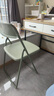 宜家（IKEA）VIHALS維哈斯新款折疊椅學(xué)習餐椅靠背家用椅子 綠色 曬單實(shí)拍圖