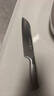 十八子作 不銹鋼家用菜刀 耐滑手柄刀具盈光切片刀SL1703-B【彩盒裝】 曬單實(shí)拍圖