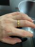 周大福 時(shí)鐘黃金對戒愛(ài)心戒指(工費160)15號約4.85g F222351七夕 曬單實(shí)拍圖