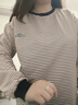 妙奕嘉韓版條紋t恤女長(cháng)袖t恤女外穿春季長(cháng)袖打底衫圓領(lǐng)落肩長(cháng)袖上衣T恤 韓版條紋長(cháng)袖t恤【杏色】 M (參考80-100斤） 曬單實(shí)拍圖