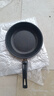 【虧本清倉】韓式麥飯石色不粘鍋平底鍋鐵鍋電磁爐不帶蓋 黑色小煎鍋 16cm 曬單實(shí)拍圖