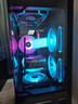 瓦爾基里（VALKYRIE）VK03-M BLACK 黑色 M-ATX 游戲電腦臺式機箱 支持360水冷 6.2吋觸摸屏 曲面玻璃270°海景房 曬單實(shí)拍圖