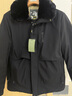 老爺車爸爸裝羽絨棉服男冬季新款棉衣加絨加厚防寒棉襖中老年男裝派克服 藏青色 L (175) 曬單實(shí)拍圖
