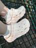 斯凱奇（Skechers）七夕禮物洞洞鞋女士夏季泡泡鞋沙灘鞋涼鞋透氣耐磨拖鞋111671 曬單實(shí)拍圖