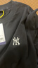 MLB短袖T恤男女百搭休閑經(jīng)典純色圓領(lǐng)25新款3ATSB0153-50BKS-M 曬單實(shí)拍圖