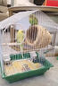 鳥籠鸚鵡籠子大號虎皮八哥牡丹玄鳳專用鳥窩家用畫眉別墅鳥類用品 櫻桃紅【長30*寬22*高38cm】 標(biāo)配+飲水器+勺子+谷子+鳥窩 曬單實(shí)拍圖