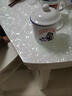 蘭圣佳搪瓷杯懷舊經(jīng)典復(fù)古馬克杯搪瓷茶缸子老式大號(hào)個(gè)性定制水杯鐵杯子 12厘米白色(有蓋) 1100ml 曬單實(shí)拍圖