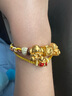 潮宏基 三麗鷗布丁狗黃金轉(zhuǎn)運珠女足金串珠甜品硬金小版正版聯(lián)名禮物TK 國王布丁狗(小版) 預售 曬單實拍圖