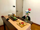 三旬創(chuàng  )意實(shí)木茶盤(pán)家用干泡排水式小茶臺功夫茶具高端烏金石茶托盤(pán) 重竹茶盤(pán)【聽(tīng)禪_小】 曬單實(shí)拍圖