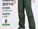 唐獅兒童速干傘兵褲2025春秋款女童輕薄透氣防曬長褲男童吸濕耐磨褲子 【透氣耐磨】軍綠/黑騎馬 150 曬單實拍圖