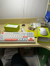 VGN V87 【京東/順豐快遞發(fā)貨】有線/無線/藍牙三模客制化機械鍵盤 五層填充gasket結構 電競游戲辦公 V87 動力銀軸 果凍橙 曬單實拍圖