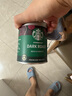 星巴克（Starbucks）0糖低脂精品速溶黑咖啡 阿拉比卡豆辦公提神組合深烘90g*2罐 曬單實(shí)拍圖