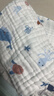 十月結晶嬰兒浴巾純棉紗布浴巾柔軟吸水披風(fēng)寶寶大毛巾 蝸牛動(dòng)物110*110 曬單實(shí)拍圖