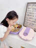 麥軒保溫飯盒小學(xué)生上學(xué)專(zhuān)用兒童6-12歲餐盒分格便當盒女孩學(xué)校用餐盤(pán) 小兔四格+餐具+湯碗+餐盒袋 抗菌級316內膽 曬單實(shí)拍圖
