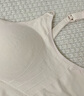 全棉時(shí)代哺乳文胸孕婦內衣無(wú)縫軟支撐L/C80 奶油膚+貝殼杏粉 曬單實(shí)拍圖