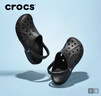 卡駱馳（CROCS）洞洞鞋貝雅男鞋女鞋輕便耐磨一腳蹬拖鞋休閑鞋|10126 黑色-001 41 /42(260mm) 曬單實(shí)拍圖