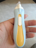 好伊貝（HOY BELL）嬰兒電動(dòng)磨甲器電動(dòng)打磨器新生兒專(zhuān)用防夾肉指甲剪套裝USB款藍色 曬單實(shí)拍圖