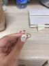 慕璨（OWN SHINE）【七夕禮物】小月影小星璨999黃金女戒指鑲嵌培育鉆疊帶 送女友 小月影【定制圈口聯(lián)系客服/克重多退少補】 15號-1.6g 曬單實拍圖