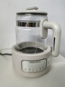 摩飛電器（Morphyrichards）全玻璃養生壺家用燒水壺多段控溫電熱水壺極速風(fēng)冷恒溫壺沖奶泡奶機MR5602 1.2L 椰奶白 曬單實(shí)拍圖
