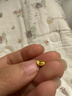 賽菲爾生日禮物黃金足金999.9投資金攢金收藏金豆存錢(qián) 金元寶 約1克 曬單實(shí)拍圖